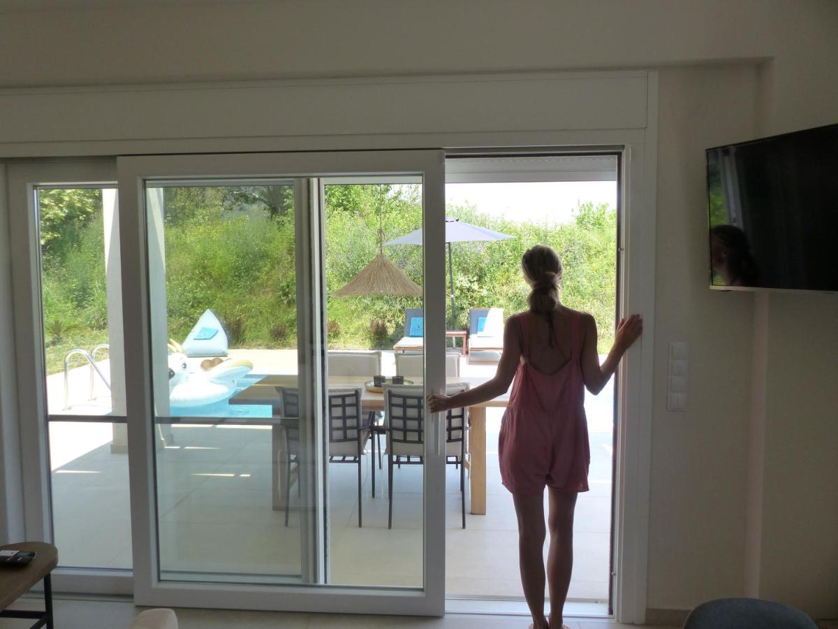 סקאלה פוטאמיאס Casa O' - Moderne Villa Mit Grosser Terrasse Und Privatem Swimmingpool מראה חיצוני תמונה